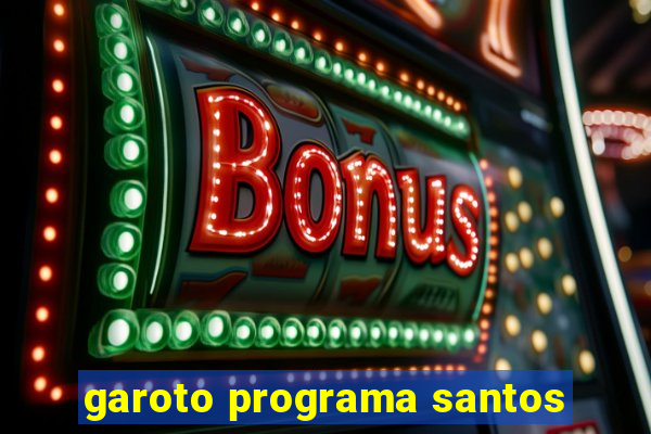 garoto programa santos